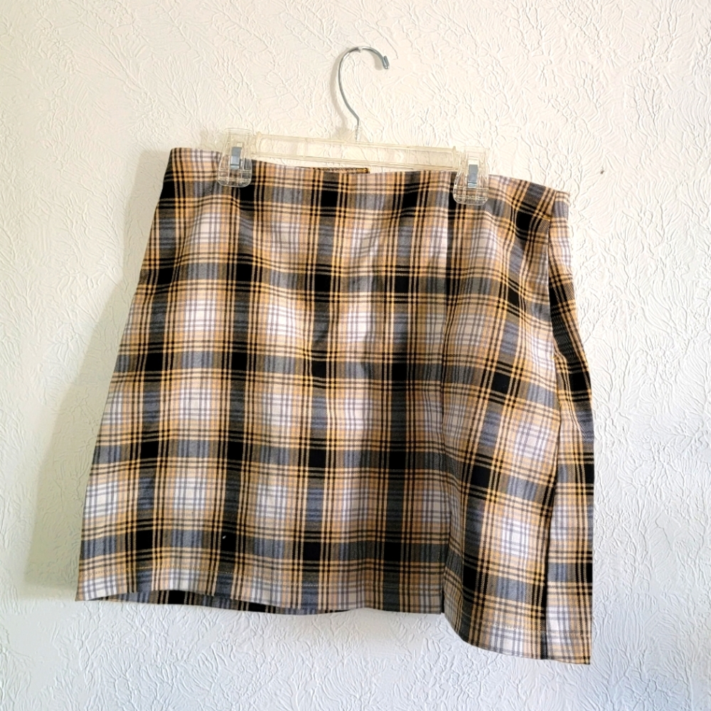 Urban Outfitters Skirt yellow plaid